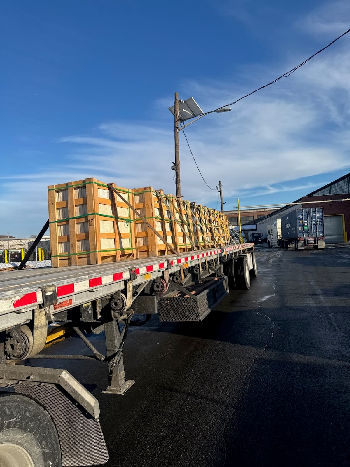 Crated Freight — Flatbed